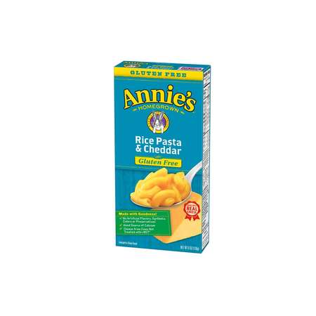 ANNIES Annie's Gluten Free Cheddar Macaroni & Cheese Pasta 6 oz. Box, PK12 13562-61001